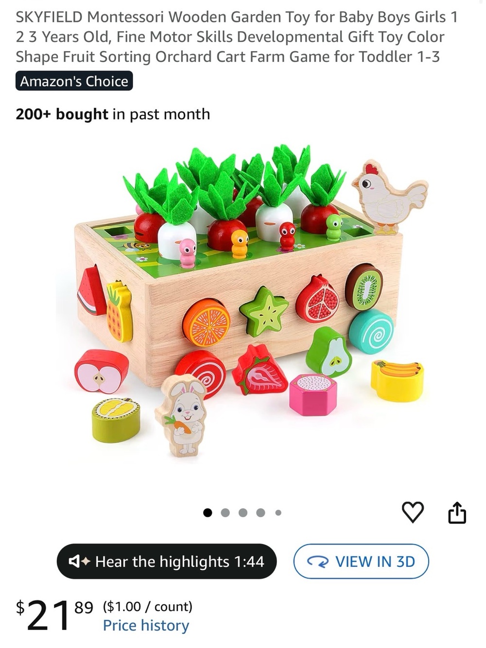 Montessori Baby Kids Toy Bundle - Picture 9 of 9